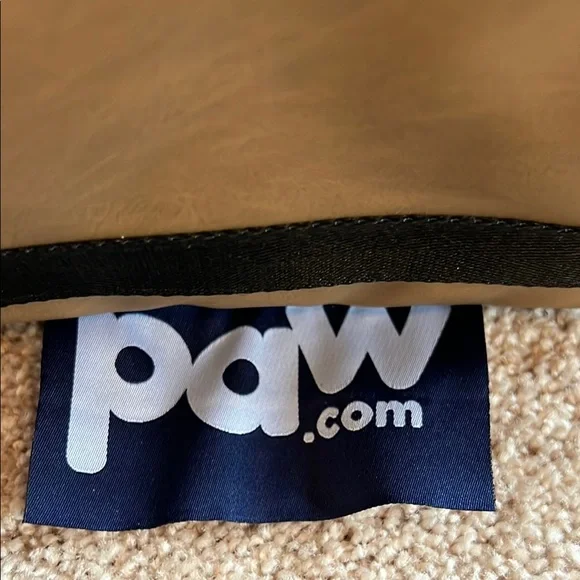 PupProtector™ Faux Leather Memory Foam Dog Car Bed - Camel